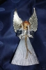  N�rnberger Rauschgoldengel silber 16 cm Wachskopf 