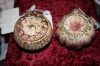  Lauscha Christbaumschmuck 2 St�ck rosa rund 